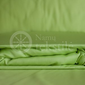 Satin fitted sheets (green)